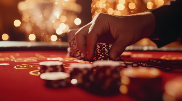 Live-dealer blackjack table inspired by sporting excellence
